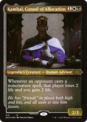 Magic: The Gathering - Kambal, Consul of Allocation Foil - Double Masters 2022