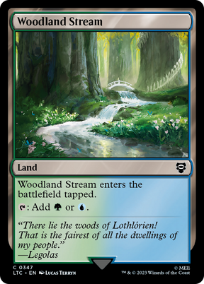 Magic: The Gathering - Woodland Stream - Tales of Middle-earth Commander