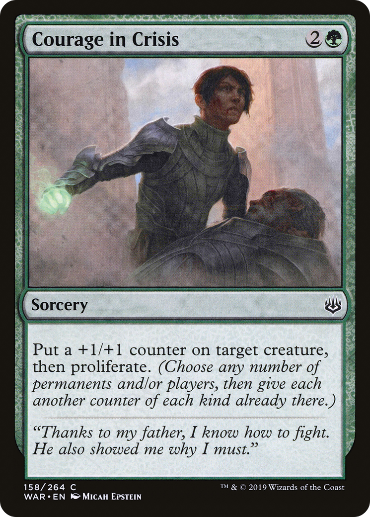Magic: The Gathering - Courage in Crisis Foil - War of the Spark