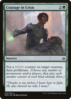 Magic: The Gathering - Courage in Crisis Foil - War of the Spark