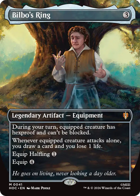 Magic: The Gathering - Bilbo's Ring Foil - The Hobbit Eternal