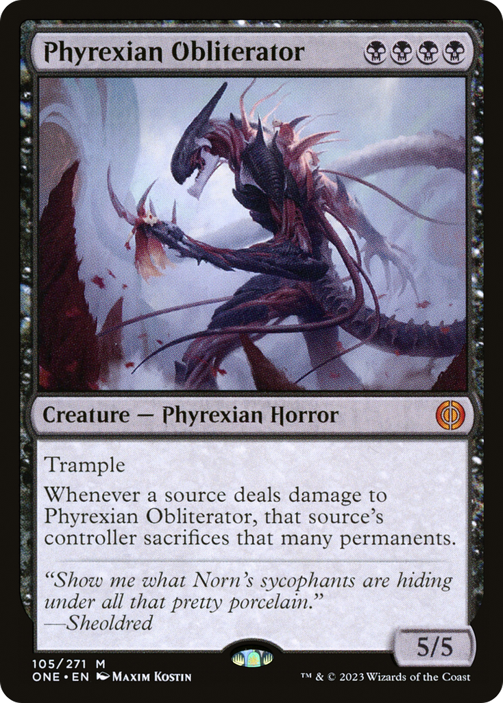 Magic: The Gathering - Phyrexian Obliterator - Phyrexia: All Will Be One