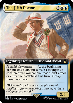 Magic: The Gathering - The Fifth Doctor Foil - Doctor Who