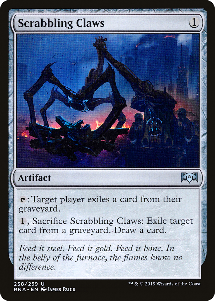 Magic: The Gathering - Scrabbling Claws Foil - Ravnica Allegiance