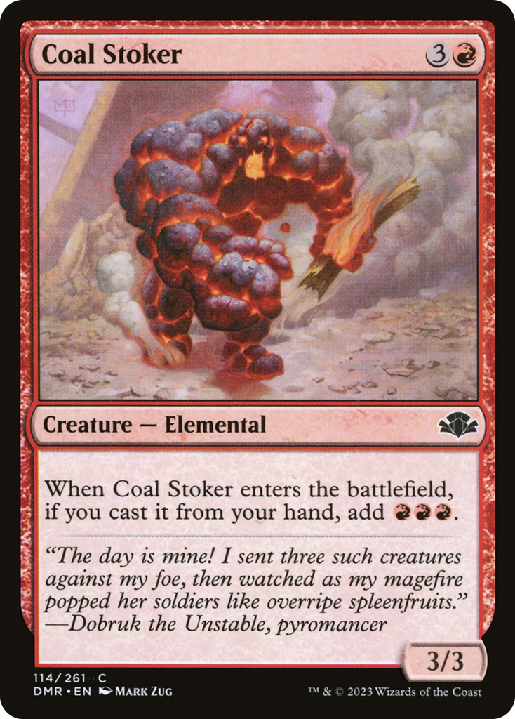 Magic: The Gathering - Coal Stoker - Dominaria Remastered