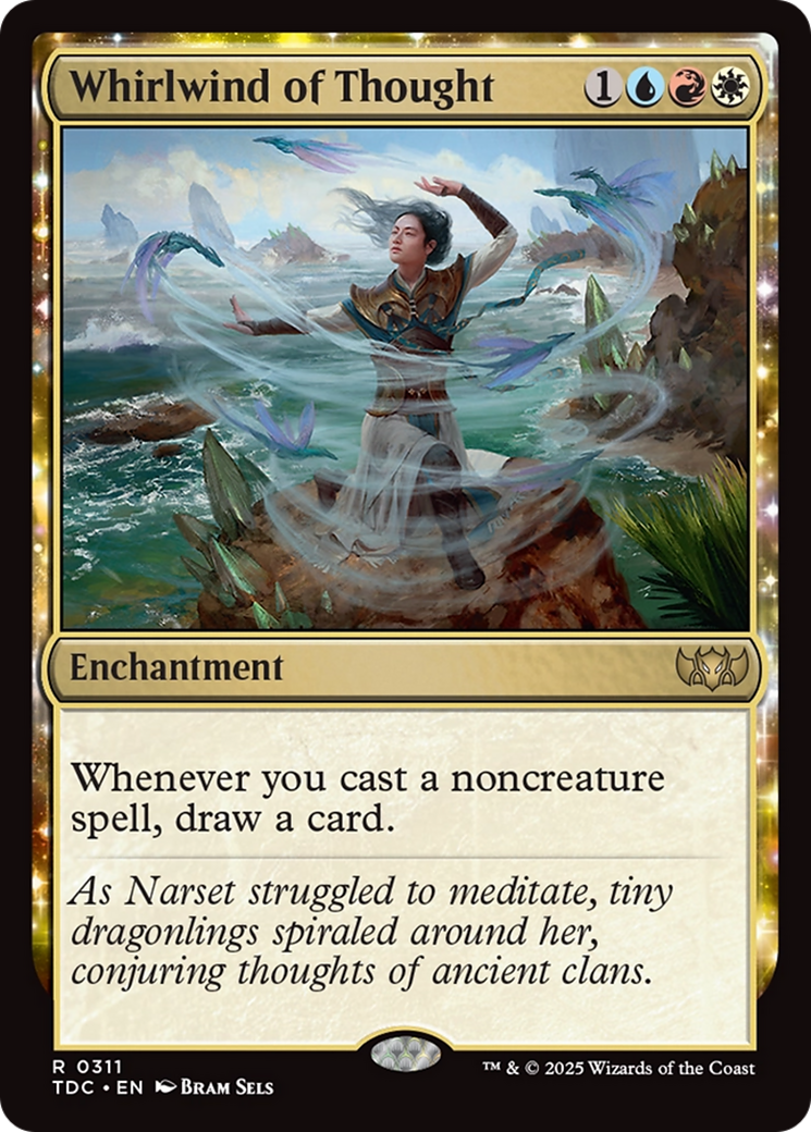 Magic: The Gathering - Whirlwind of Thought - Tarkir: Dragonstorm Commander