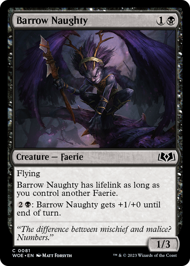 Magic: The Gathering - Barrow Naughty - Wilds of Eldraine