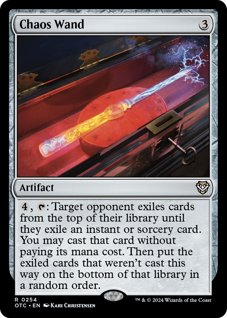 Magic: The Gathering - Chaos Wand - Outlaws of Thunder Junction Commander