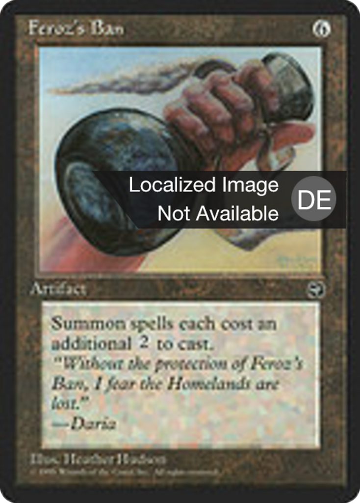 Magic: The Gathering - Feroz' Bann - Homelands
