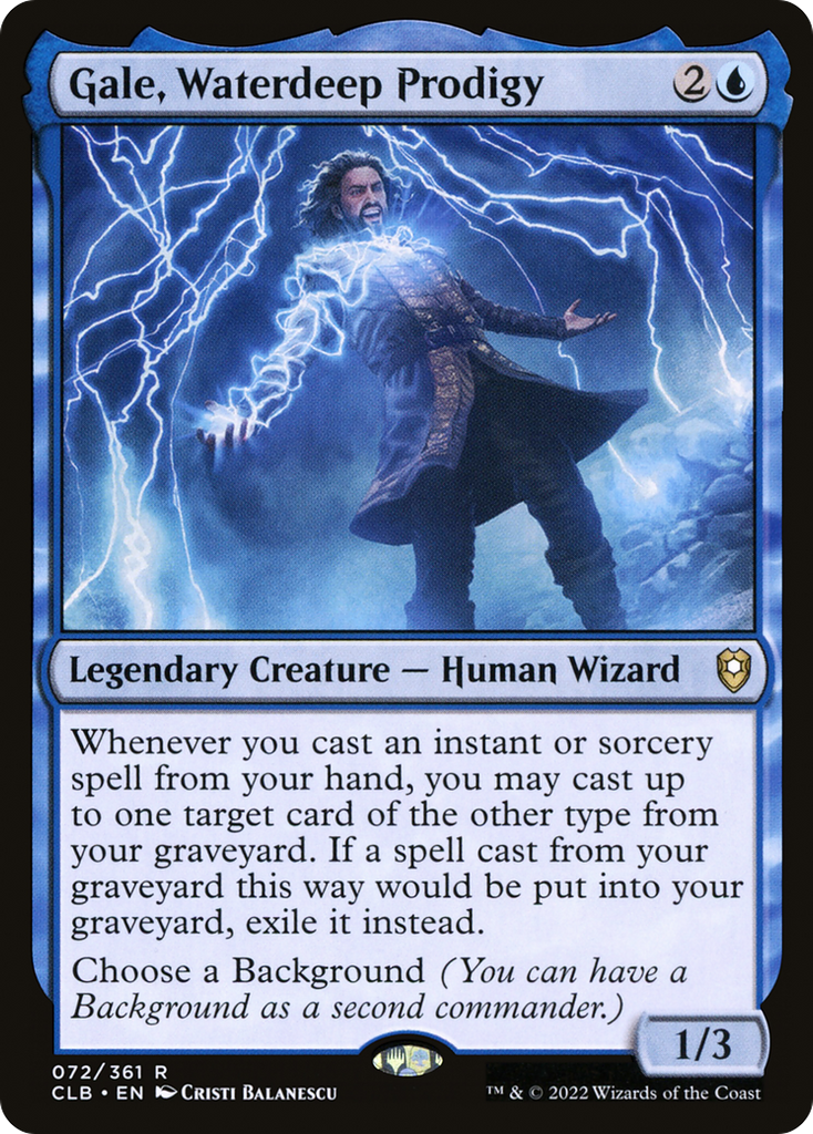 Magic: The Gathering - Gale, Waterdeep Prodigy - Commander Legends: Battle for Baldur's Gate