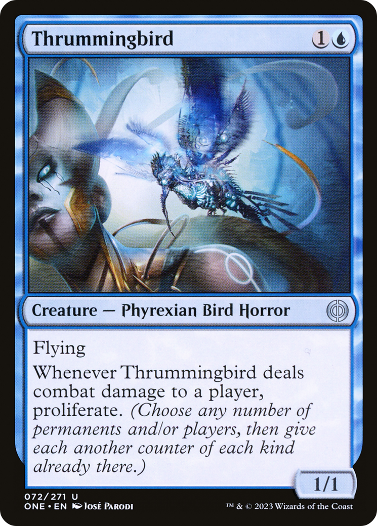 Magic: The Gathering - Thrummingbird Foil - Phyrexia: All Will Be One
