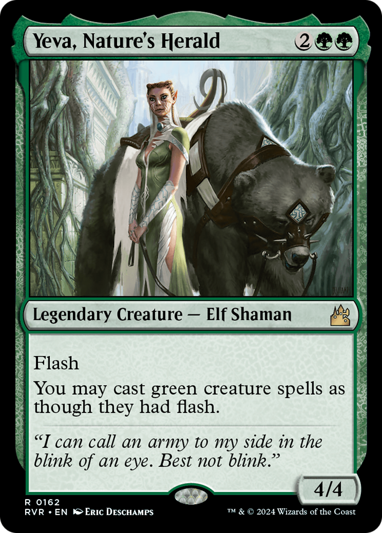 Magic: The Gathering - Yeva, Nature's Herald - Ravnica Remastered