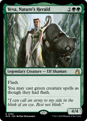 Magic: The Gathering - Yeva, Nature's Herald - Ravnica Remastered