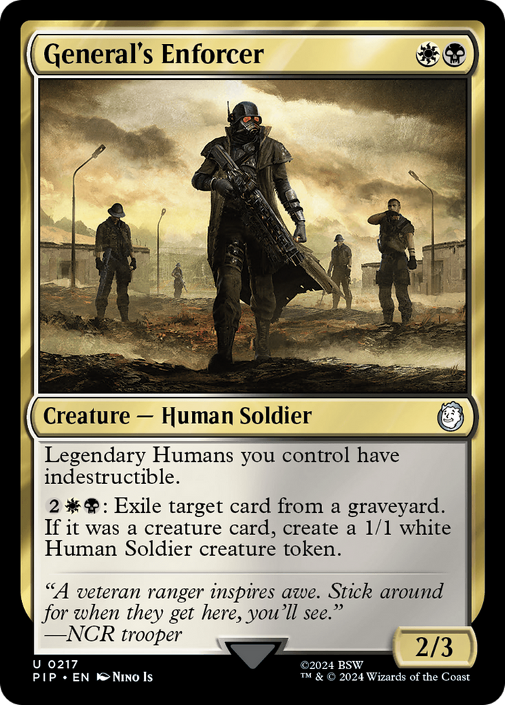 Magic: The Gathering - General's Enforcer - Fallout