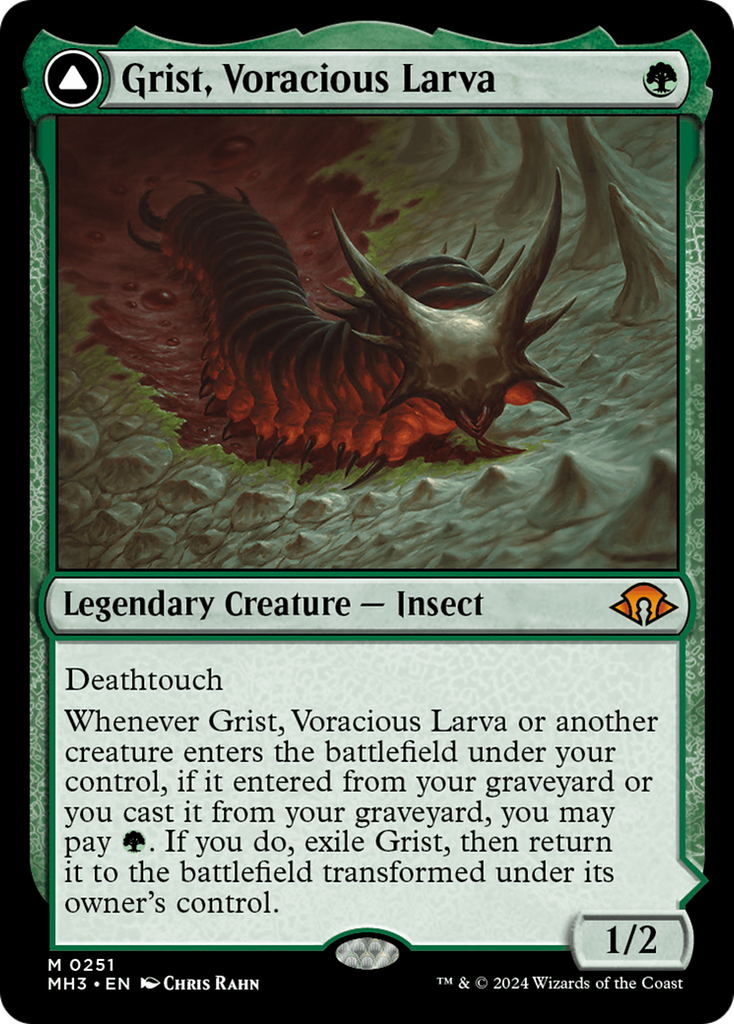 Magic: The Gathering - Grist, Voracious Larva // Grist, the Plague Swarm - Modern Horizons 3