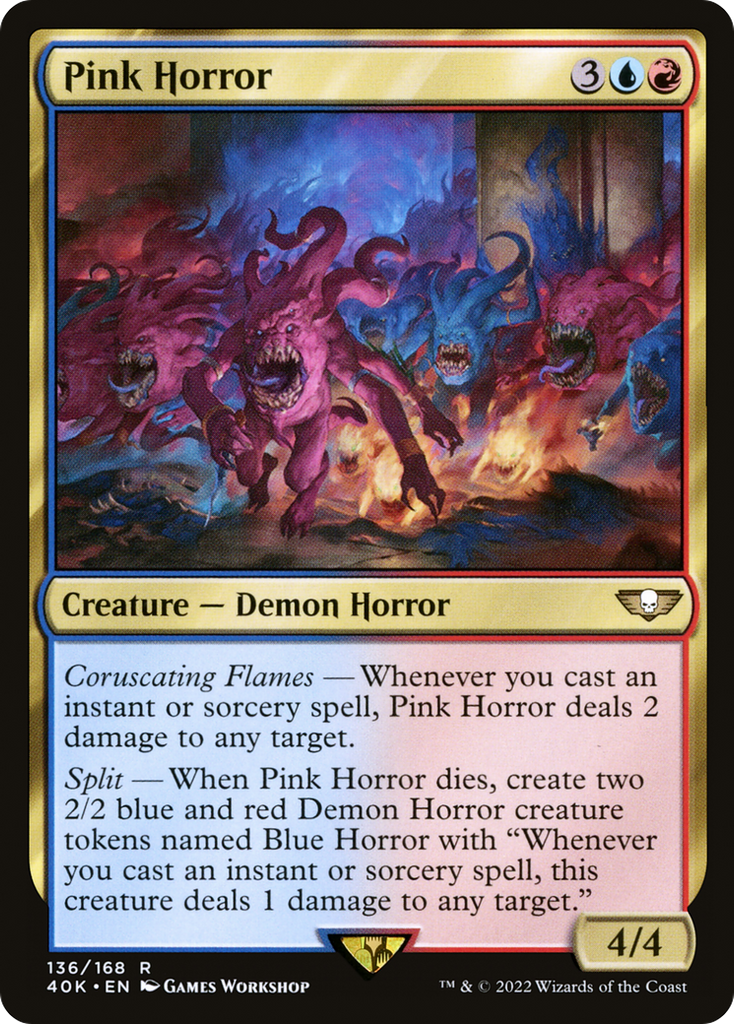 Magic: The Gathering - Pink Horror - Warhammer 40000 Commander