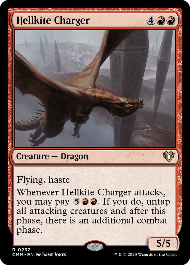 Magic: The Gathering - Hellkite Charger - Commander Masters
