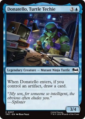 Magic: The Gathering - Donatello, Turtle Techie Foil - Teenage Mutant Ninja Turtles