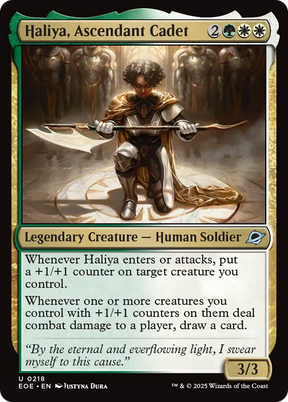 Magic: The Gathering - Haliya, Ascendant Cadet - Edge of Eternities