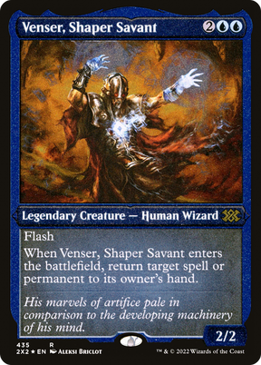 Magic: The Gathering - Venser, Shaper Savant Foil - Double Masters 2022