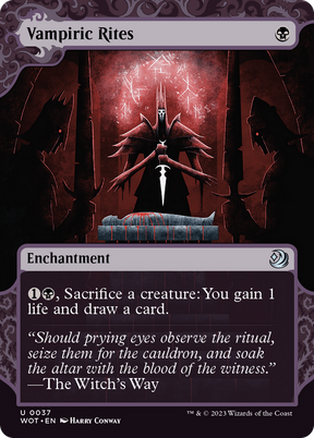 Magic: The Gathering - Vampiric Rites - Wilds of Eldraine: Enchanting Tales