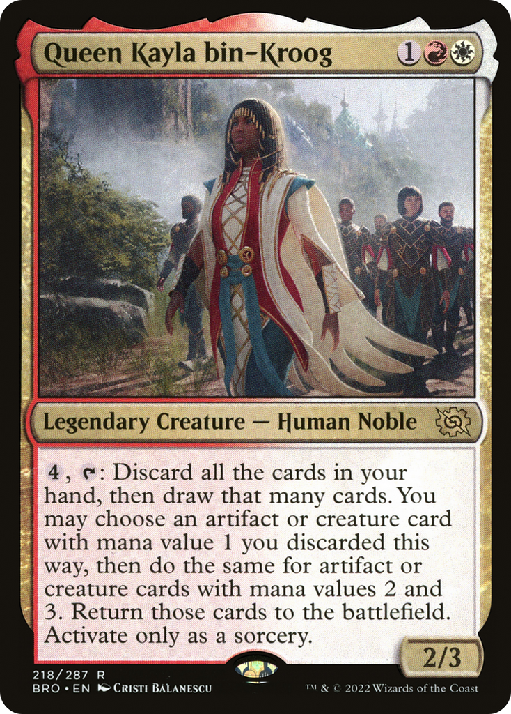 Magic: The Gathering - Queen Kayla bin-Kroog - The Brothers' War