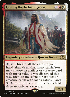 Magic: The Gathering - Queen Kayla bin-Kroog Foil - The Brothers' War