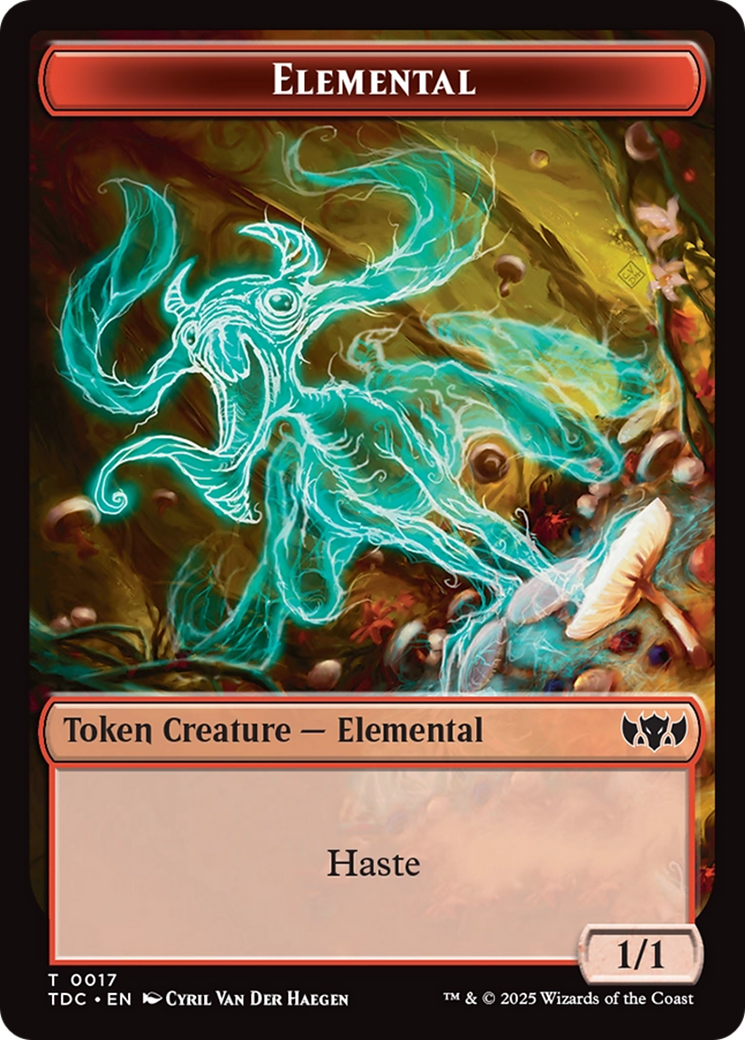 Magic: The Gathering - Elemental Token - Tarkir: Dragonstorm Commander Tokens
