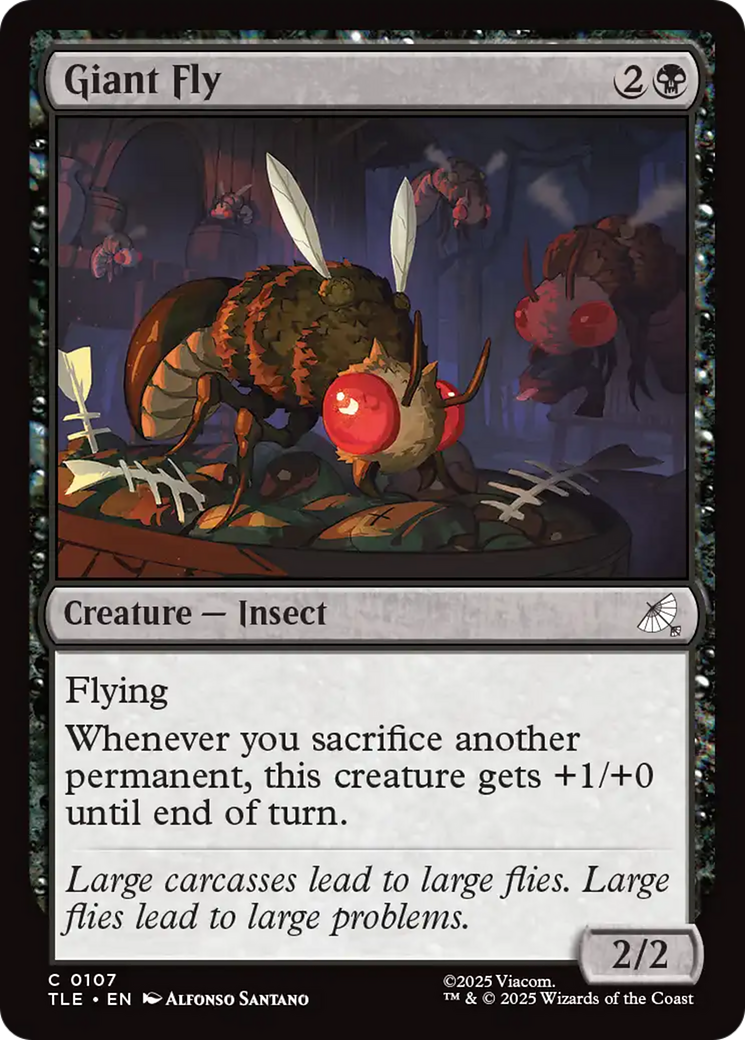 Magic: The Gathering - Giant Fly Foil - Avatar: The Last Airbender Eternal