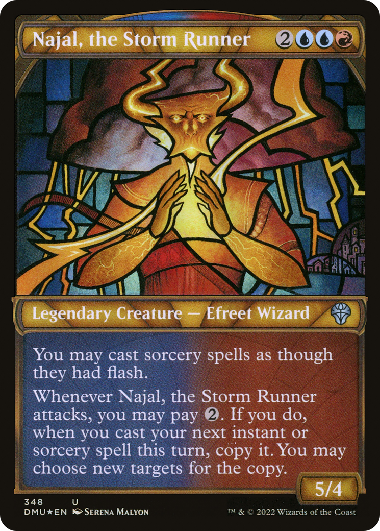 Magic the Gathering - Najal, the Storm Runner Foil - Dominaria United