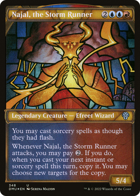 Magic the Gathering - Najal, the Storm Runner Foil - Dominaria United