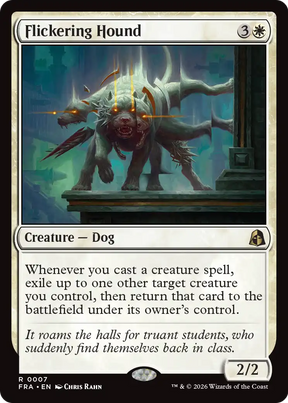 Magic: The Gathering - Flickering Hound - Reality Fracture