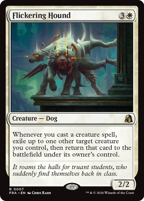 Magic: The Gathering - Flickering Hound - Reality Fracture
