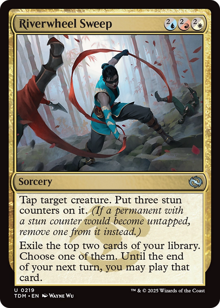 Magic: The Gathering - Riverwheel Sweep Foil - Tarkir: Dragonstorm
