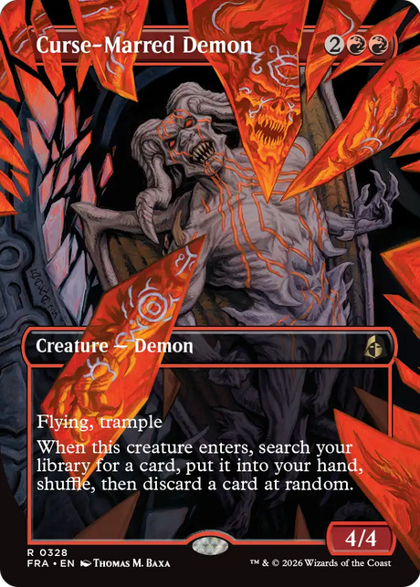 Magic: The Gathering - Curse-Marred Demon - Reality Fracture