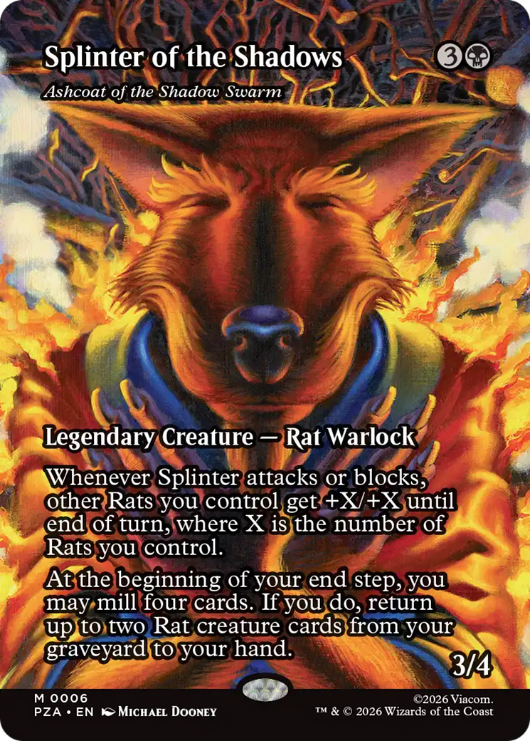 Magic: The Gathering - Ashcoat of the Shadow Swarm - Teenage Mutant Ninja Turtles Source Material