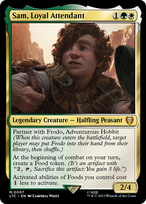 Magic: The Gathering - Sam, Loyal Attendant - Tales of Middle-earth Commander