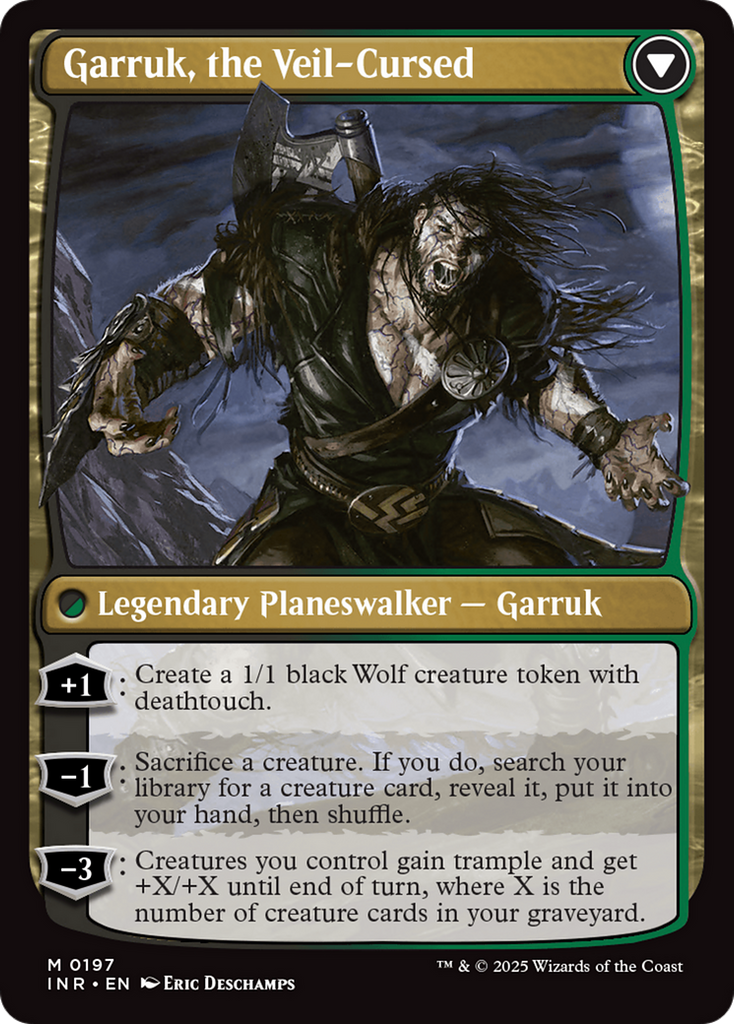 Magic: The Gathering - Garruk Relentless // Garruk, the Veil-Cursed - Innistrad Remastered