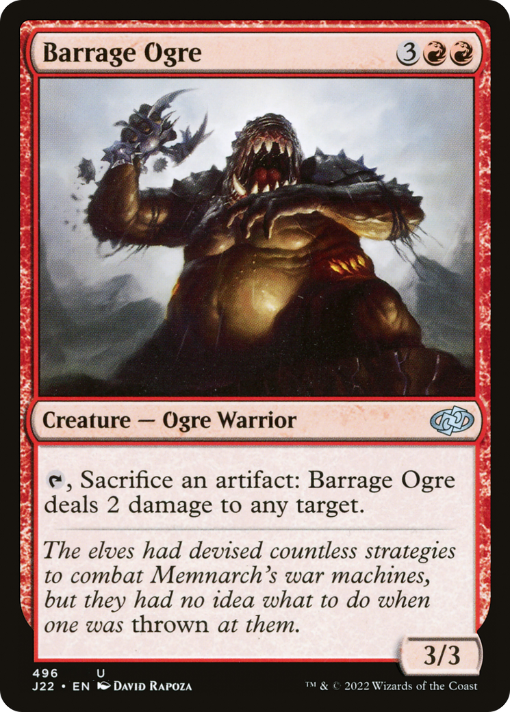 Magic: The Gathering - Barrage Ogre - Jumpstart 2022