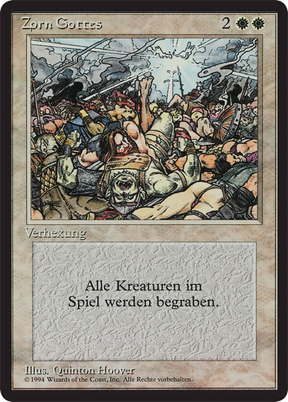 Magic: The Gathering - Zorn Gottes - Foreign Black Border