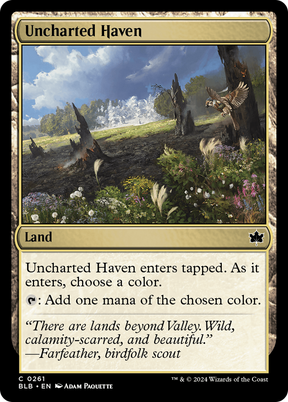 Magic: The Gathering - Uncharted Haven Foil - Bloomburrow