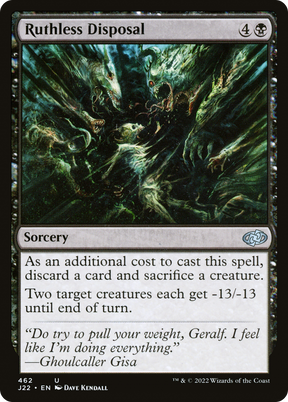 Magic: The Gathering - Ruthless Disposal - Jumpstart 2022