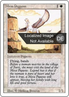 Magic: The Gathering - Mesa-Pegasus - Revised Edition