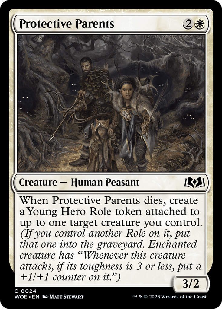 Magic: The Gathering - Protective Parents - Wilds of Eldraine