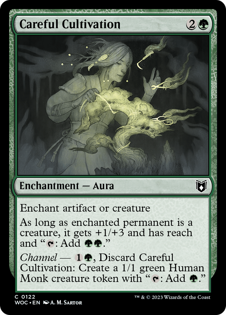 Magic: The Gathering - Careful Cultivation - Wilds of Eldraine Commander