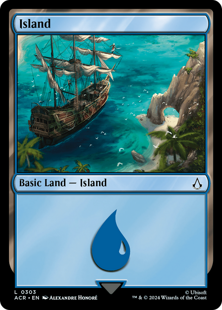 Magic: The Gathering - Island - Assassin's Creed