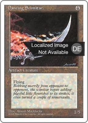 Magic: The Gathering - Tanzender Krummsäbel - Fourth Edition