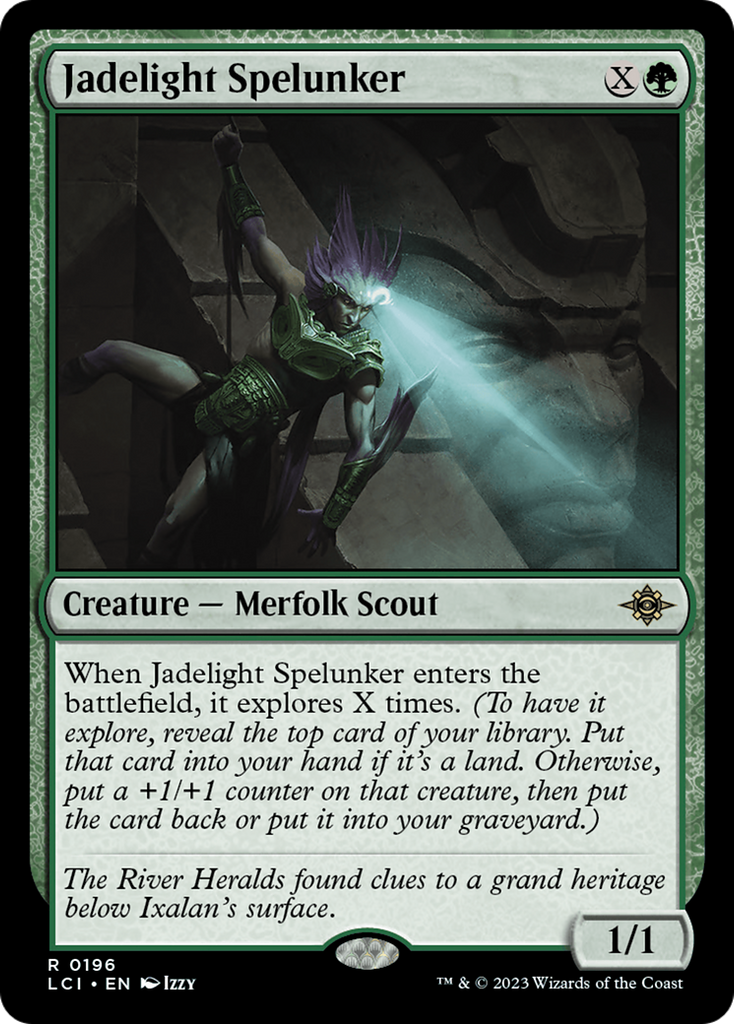 Magic: The Gathering - Jadelight Spelunker Foil - The Lost Caverns of Ixalan