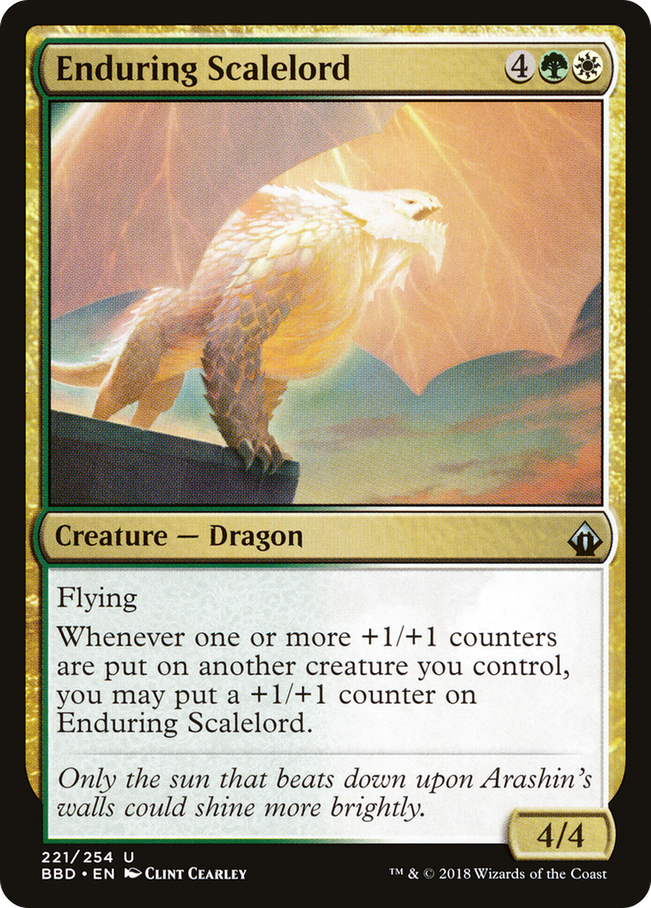 Magic: The Gathering - Enduring Scalelord Foil - Battlebond