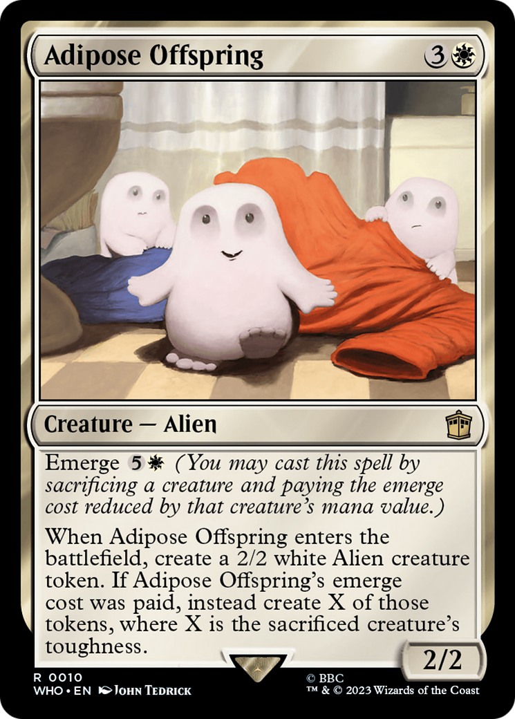 Magic: The Gathering - Adipose Offspring Foil - Doctor Who